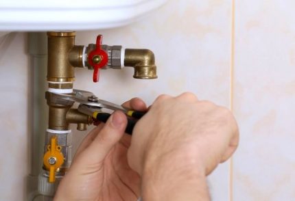 Vanne de vidange chaudière Vanne de vidange chaudière