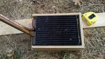 Connexion d'un radiateur maison à une source de gaz