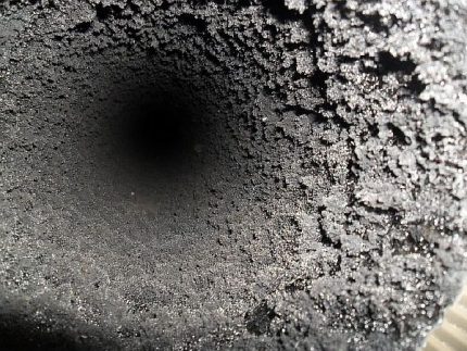 Limpeza de chaminés de caldeiras