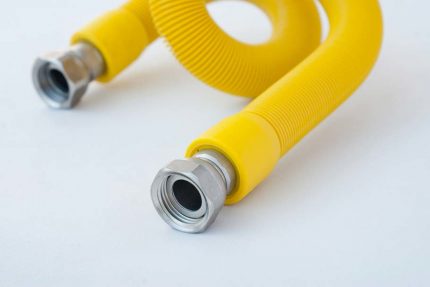 Conector de gás de fole