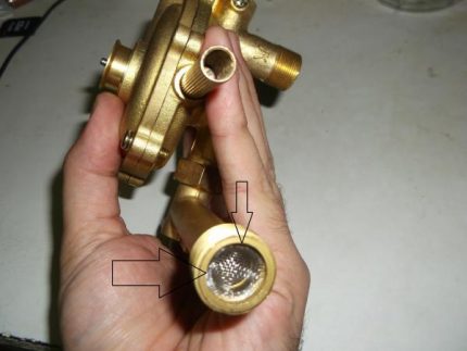 Filtre à eau de sortie de colonne Filtre à eau de sortie de colonne