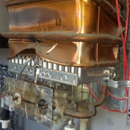 Échangeur de chaleur à colonne