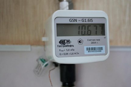 Gas flow meter Gas meter