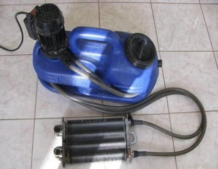 Booster de rinçage d'échangeur de chaleur Booster de rinçage d'échangeur de chaleur