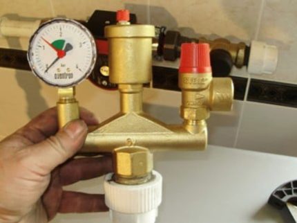 Grupo de segurança para aquecimento