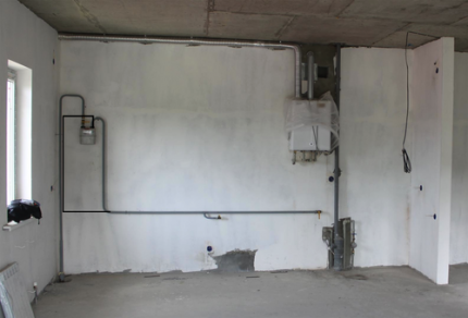 Réglage du tuyau de gaz pour le transfert du poêle