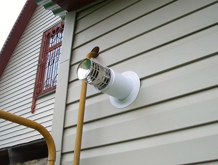 Koaxialer Kaminabweiser vom Konvektor Koaxialer Kaminabweiser vom Konvektor