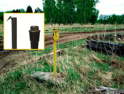 Gaz boru hattına tüpün üstü için seçenekler