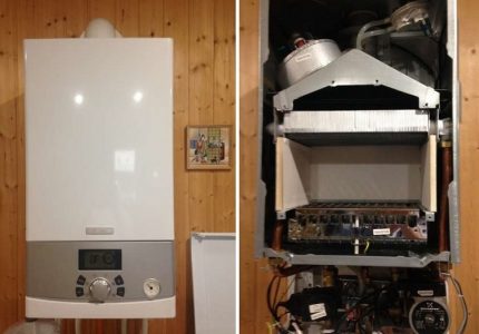 Integrated boiler circulation pump