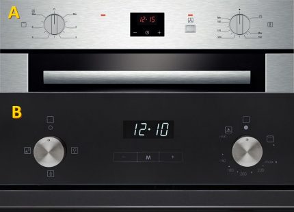 Döner kontrol ve sensörlü kontrol paneli