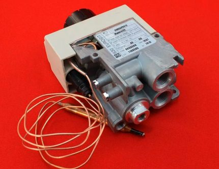 Termokupl bağlantısına gaz vanası