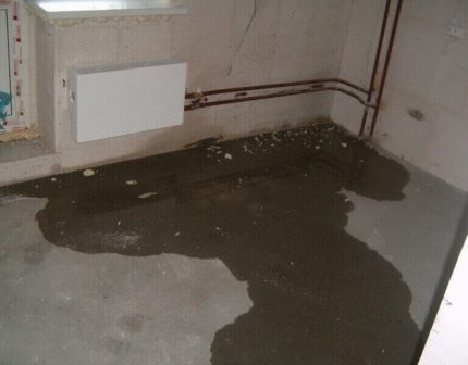 Leckage des Heizmediums Leckage des Heizmediums