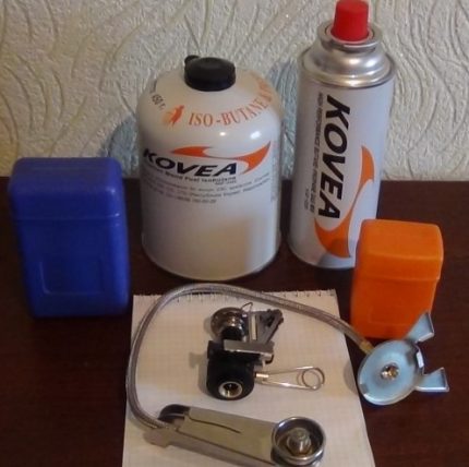 Bouteilles à gaz pour brûleurs portables Bouteilles à gaz pour brûleurs portables