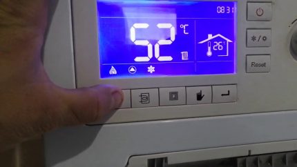 Code d'erreur de la chaudière à gaz Ferroli