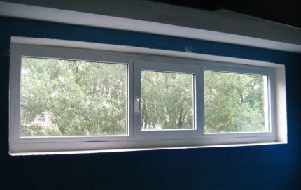 La fenêtre de la chaufferie