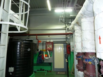 Éclairage d'urgence de chaudière Éclairage d'urgence de chaudière