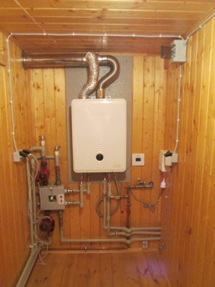 Evde gaz kazanı Gaz kazanı Rinnai