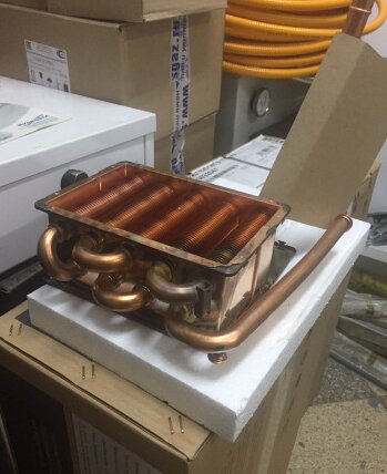 Gaz kazanı ısı eşanjörü Rinnai ısı eşanjörü