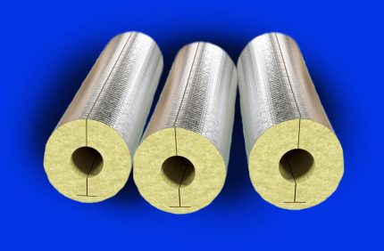 Coquille pour l'isolation des tuyaux Cylindres en laine de basalte