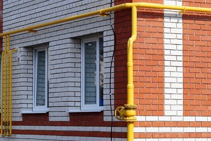 Système de gaz d'un immeuble à plusieurs étages Système de gaz d'un immeuble à plusieurs étages