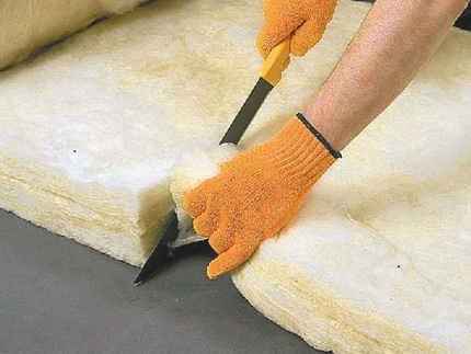 Coupe de laine minérale Coupe de laine minérale