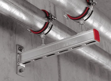 Conduit d'air avec supports