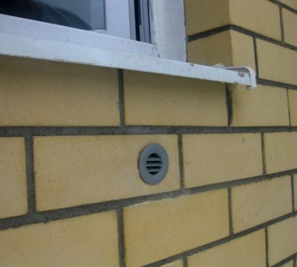 Wandbelüftungsventil Wandbelüftungsventil