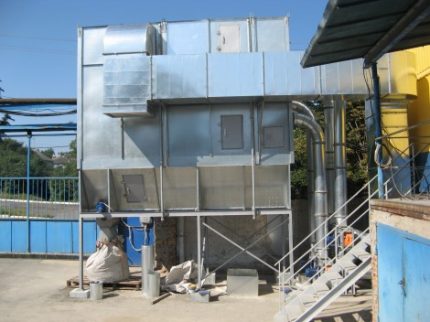 Aussehen eines Beutelfilters Aussehen eines Beutelfilters