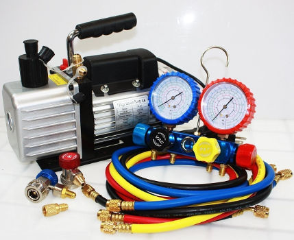 Pompe pour aspirer le climatiseur Équipement sous vide