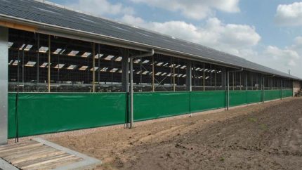 Stores de ventilation pour vaches Stores de ventilation pour vaches