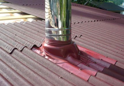 Junção do tubo de ventilação