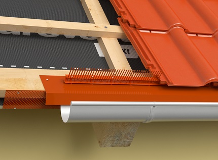 Usando redes de aeração e mosquito