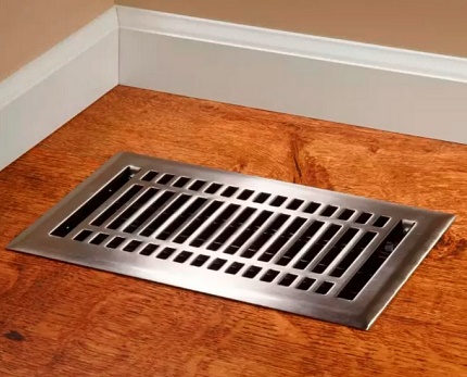 Ventilation de l'espace sous le plafond inférieur Ventilation de l'espace sous le plafond inférieur