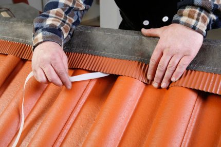 Sırt bandının takılması