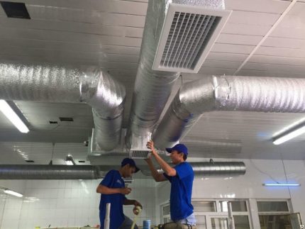 Professional installation of filters Professional installation of filters