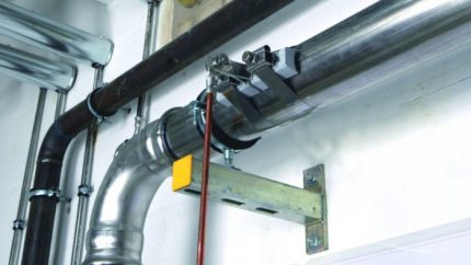 Mise à la terre du conduit rond