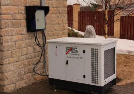 Alimentation électrique d'une maison privée