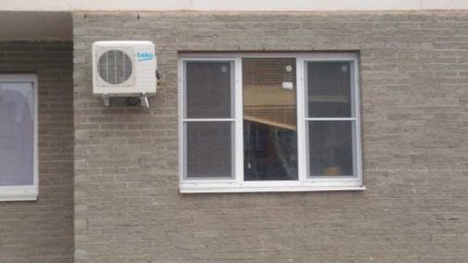 Le bloc externe du système divisé Beko