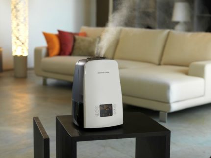 Humidificateur sur la table