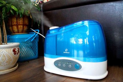 Humidificateur dans l'appartement