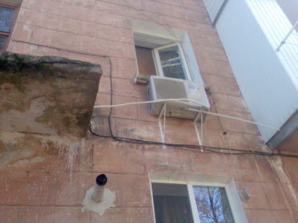 Installation du système divisé Installation du système divisé