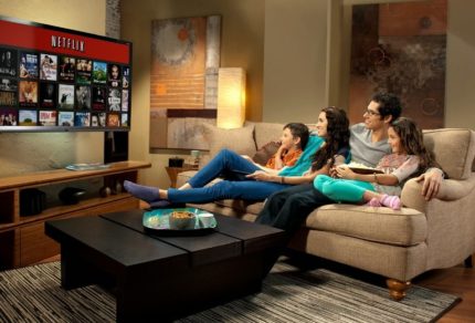 Living room in a residential building