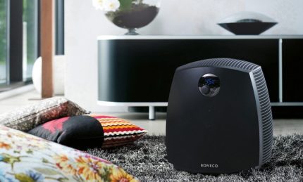 O dispositivo no interior da sala O dispositivo no interior da sala