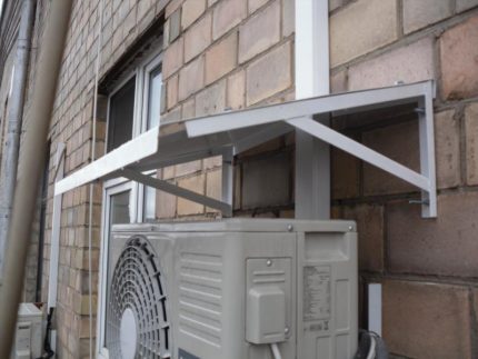 Air conditionné sous la visière Air conditionné sous la visière