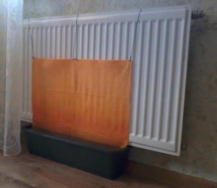 Chiffon de batterie pour l'humidification Chiffon de batterie pour l'humidification