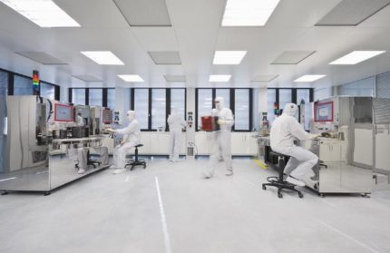 Arranjo de salas limpas