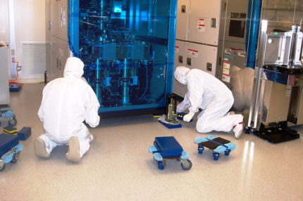 Instalação de equipamento de ventilação