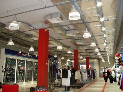 Ventilation du centre commercial Ventilation du centre commercial