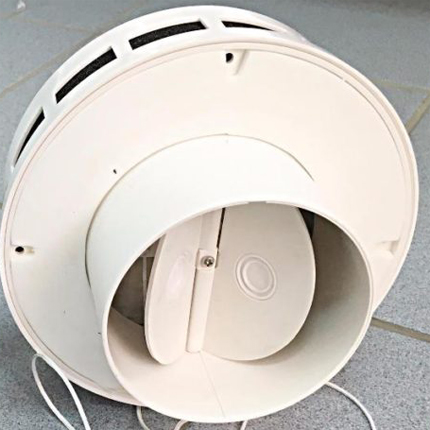 Ventilateur axial avec clapet anti-retour Ventilateur axial avec clapet anti-retour