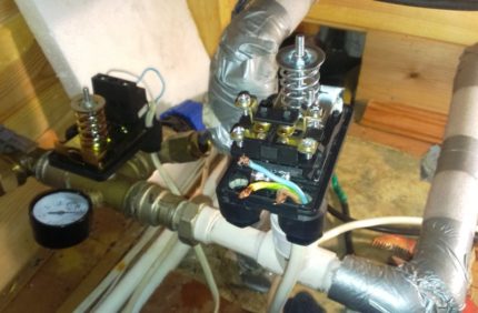 Connexion de câblage 220 V